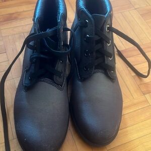 Avirex Boots Grey Boys Rare Vintage Retro 00s Size US5.5M Timberland Style